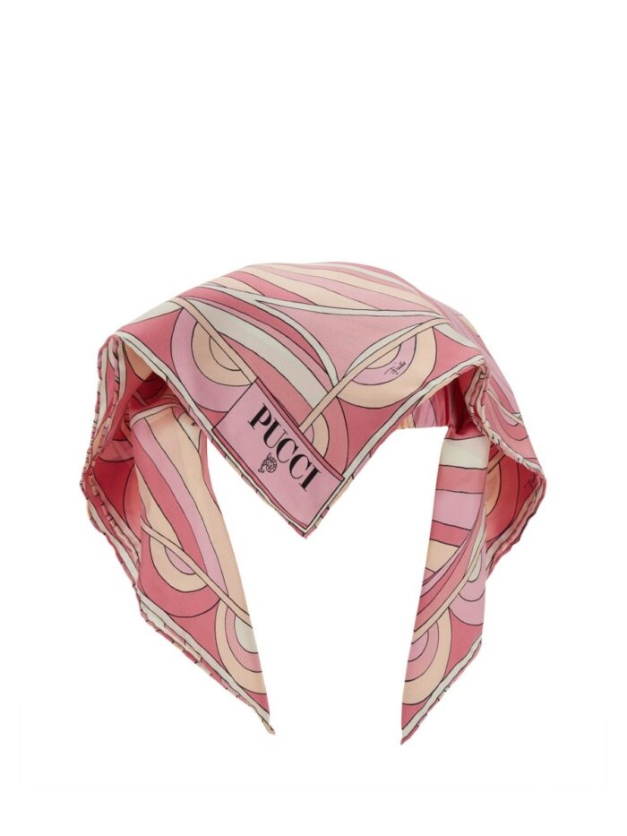 PUCCI VISOR WITH SCARF