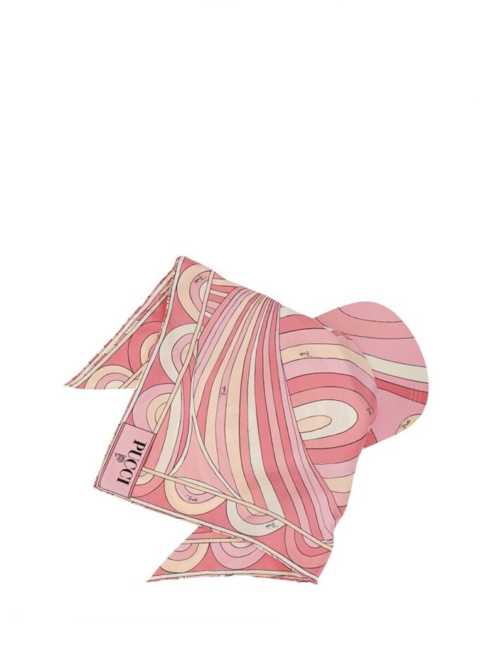 PUCCI VISOR WITH SCARF