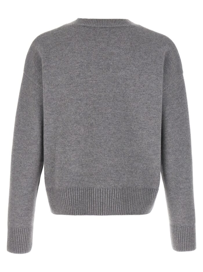 AMI PARIS Puff Logo Patch Sweater
