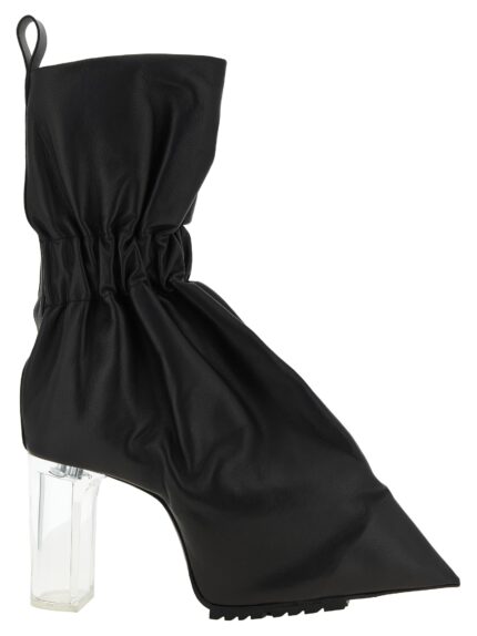 RICK OWENS 'Pull On Cuffed Taquito' Ankle Boots