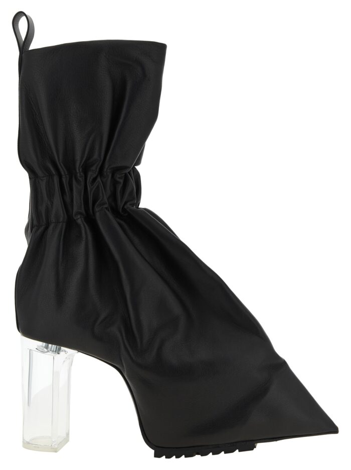 rick owens 'pull on cuffed taquito' ankle boots RICK OWENS 'Pull On Cuffed Taquito' Ankle Boots
