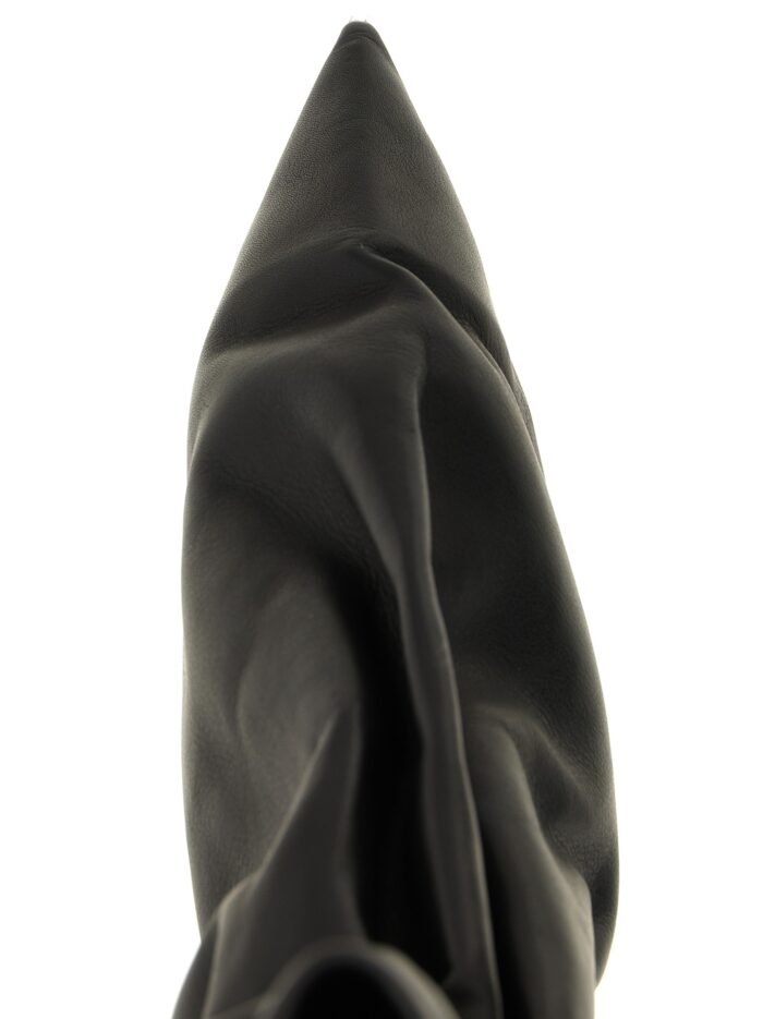 RICK OWENS 'Pull On Cuffed Taquito' Ankle Boots