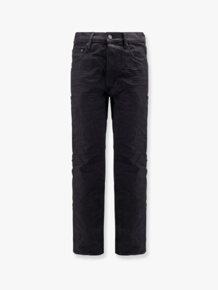 PURPLE BRAND Black Raw Slim Straight Jeans