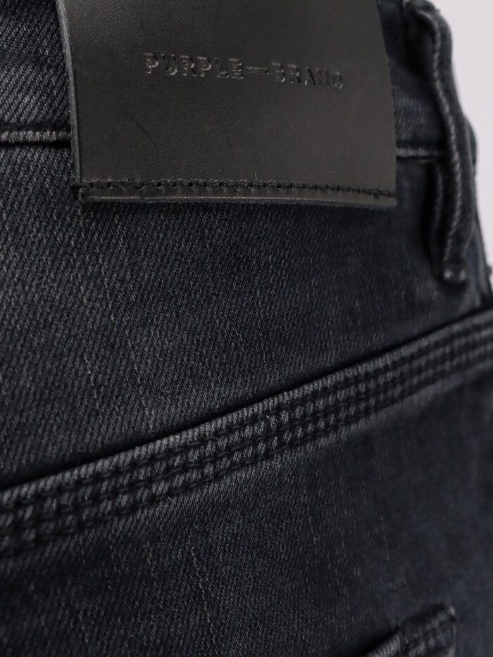 purple brand dropped fit black denmim trousers PURPLE BRAND Dropped Fit Black Denmim Trousers