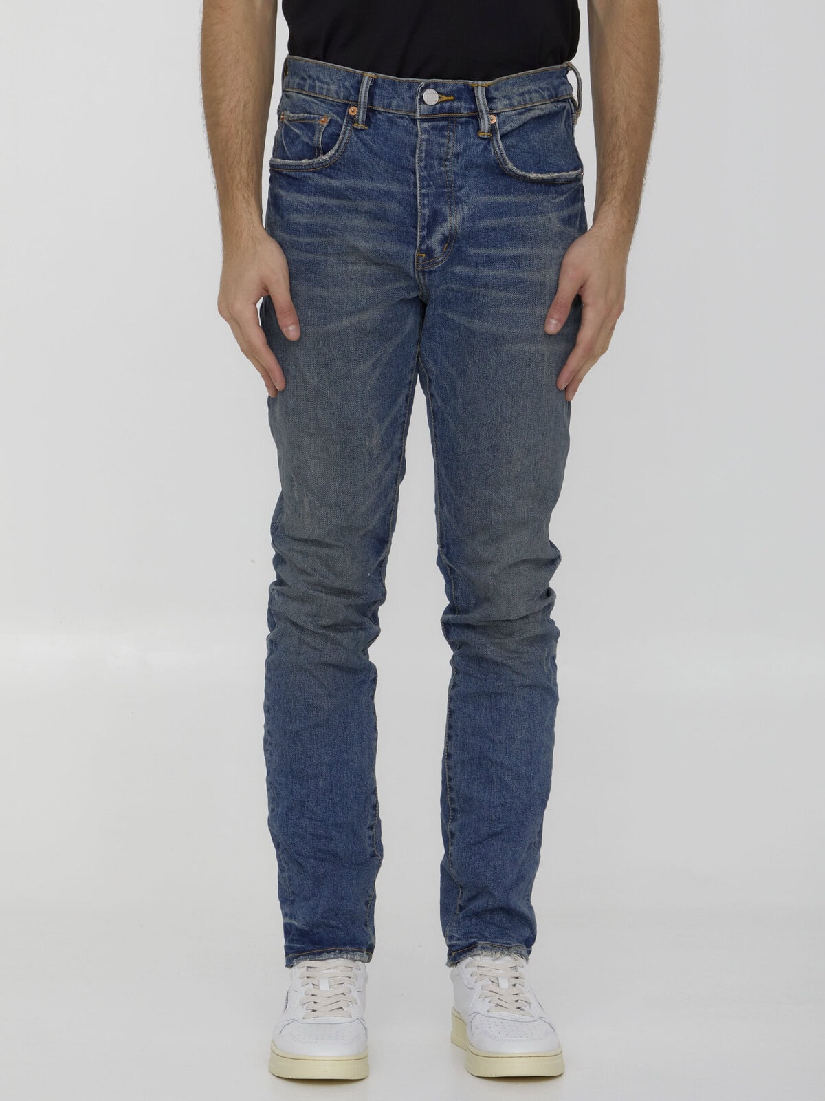 Purple Brand Light-blue denim jeans