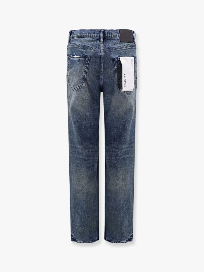 PURPLE BRAND Rough Quartz Dirty Dark Indigo Slim Straight Jeans