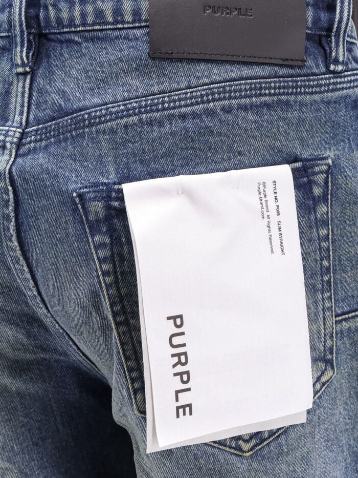 PURPLE BRAND Rough Quartz Dirty Dark Indigo Slim Straight Jeans