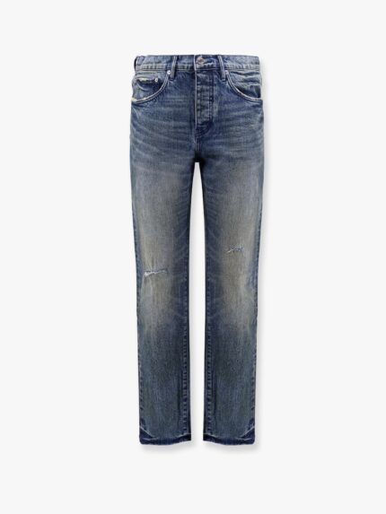 PURPLE BRAND Rough Quartz Dirty Dark Indigo Slim Straight Jeans