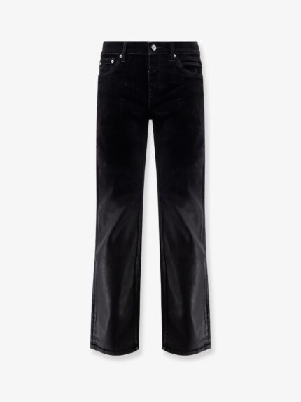 PURPLE BRAND Skinny Flare Velvet Trousers