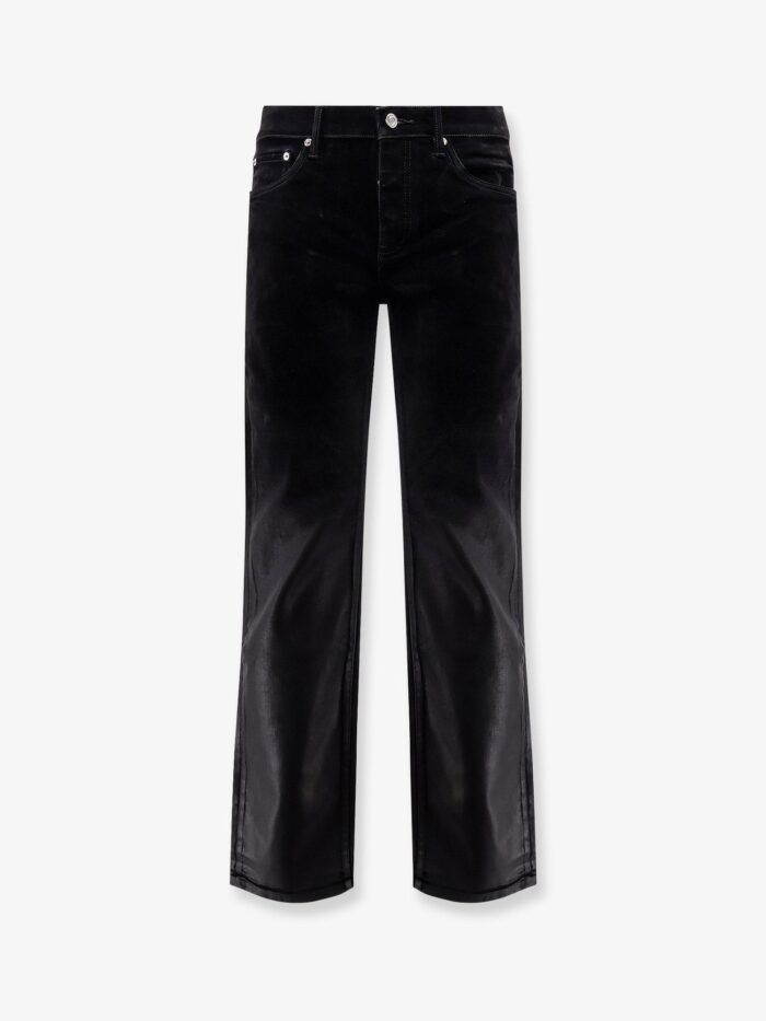 PURPLE BRAND Skinny Flare Velvet Trousers