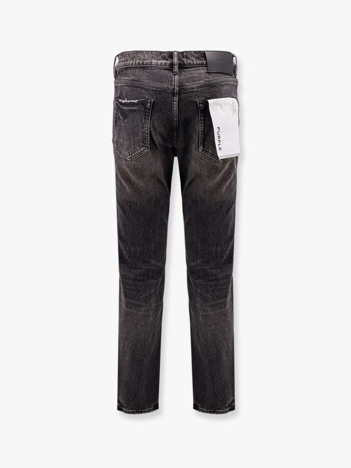 PURPLE BRAND Skinny Tinted Washed Black Jeans