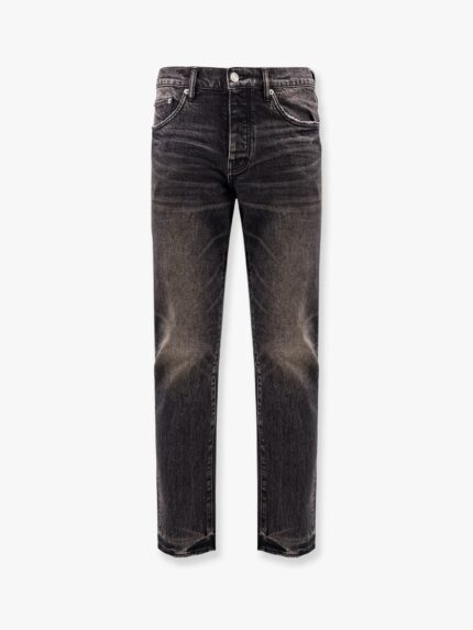 PURPLE BRAND Skinny Tinted Washed Black Jeans