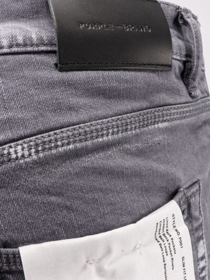 purple brand slim fit grey denim jeans PURPLE BRAND Slim Fit Grey Denim Jeans