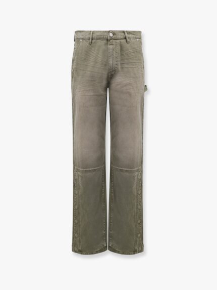 PURPLE BRAND Snap Carpenter Military Cotton Trousers