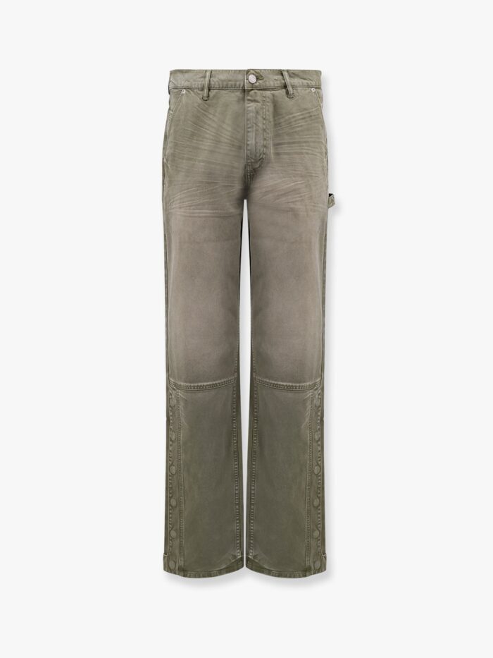 PURPLE BRAND Snap Carpenter Military Cotton Trousers