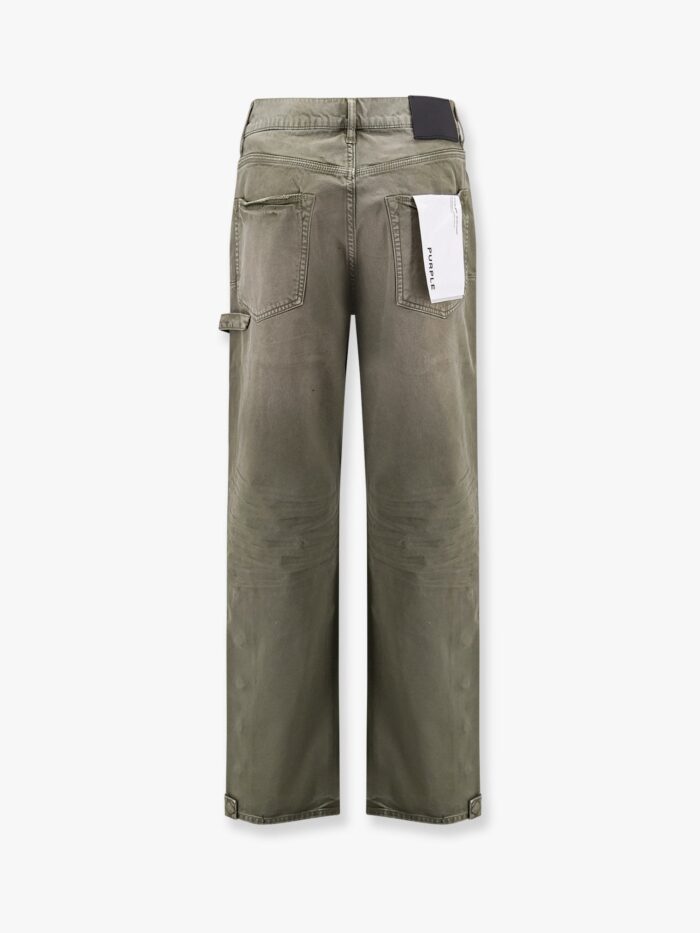 PURPLE BRAND Snap Carpenter Military Cotton Trousers