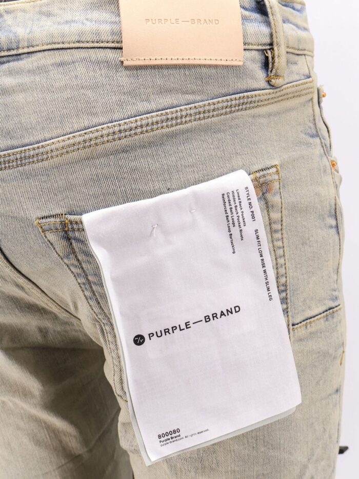 PURPLE BRAND Superlight Oil Repair Slim Fit Jeans