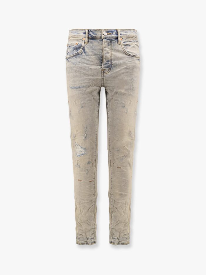 PURPLE BRAND Superlight Oil Repair Slim Fit Jeans