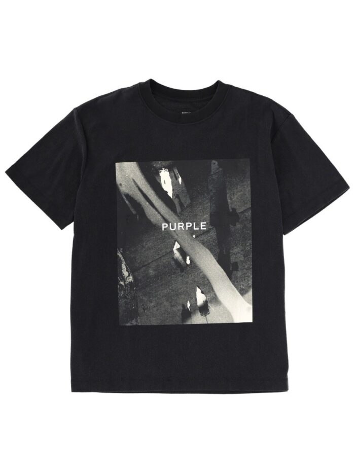 purple brand t shirt with logo PURPLE BRAND T-SHIRT WITH LOGO