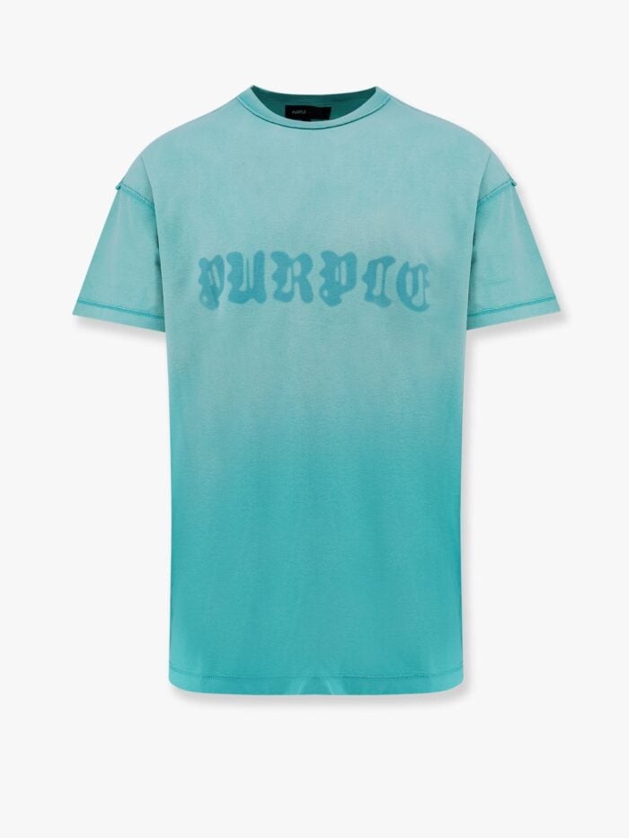 PURPLE BRAND Textured Inside Out Cotton T-shirt