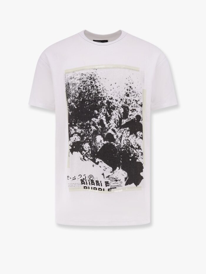 PURPLE BRAND Textured Inside Out Cotton T-shirt