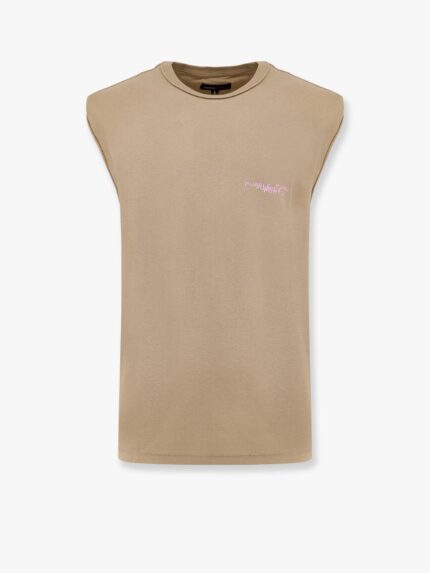 PURPLE BRAND Textured Jersey Sleeveless T-shirt