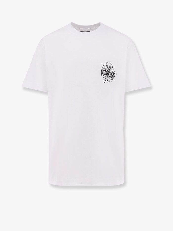 PURPLE BRAND Textured Jersey T-shirt With Print