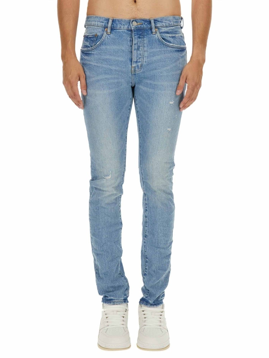 PURPLE BRAND "VINTAGE ABRASIONS" JEANS