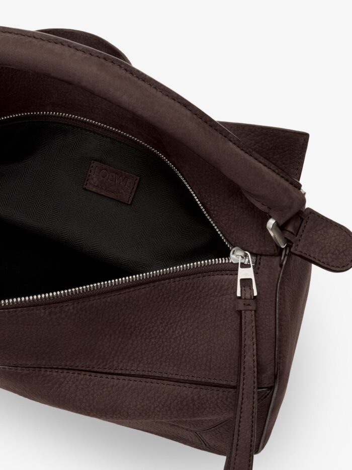 LOEWE Puzzle Large Nubuck Bag
