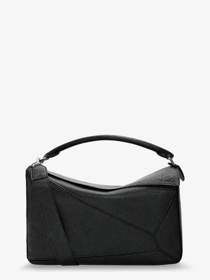 loewe puzzle large textured leather handbag LOEWE Puzzle Large Textured Leather Handbag