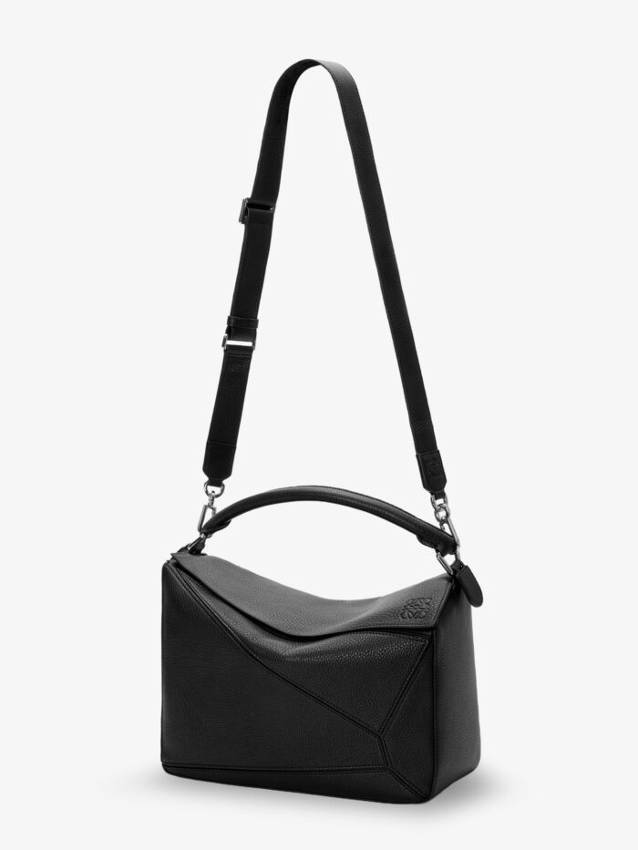 LOEWE Puzzle Large Textured Leather Handbag