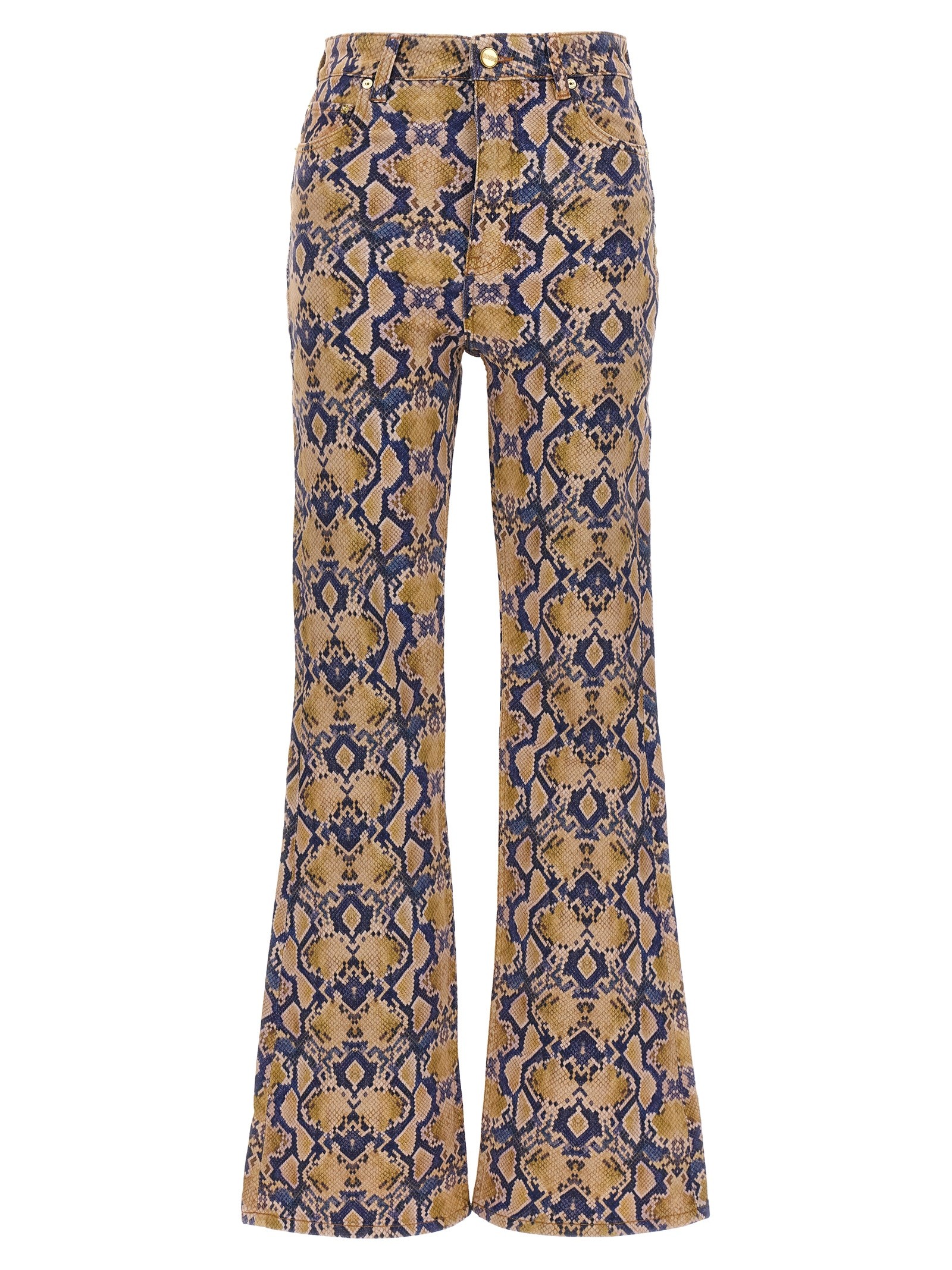 GANNI Python Jeans