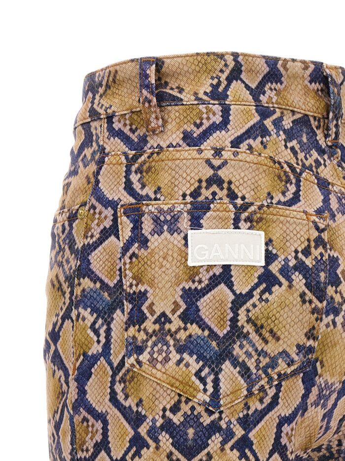 GANNI Python Jeans