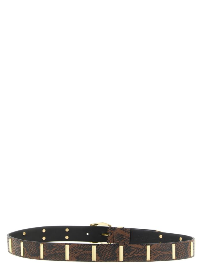 Pinko Python Print Belt