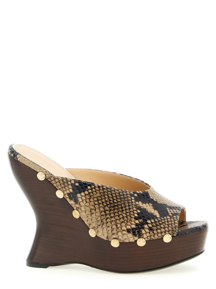 magda butrym python print mules MAGDA BUTRYM Python Print Mules