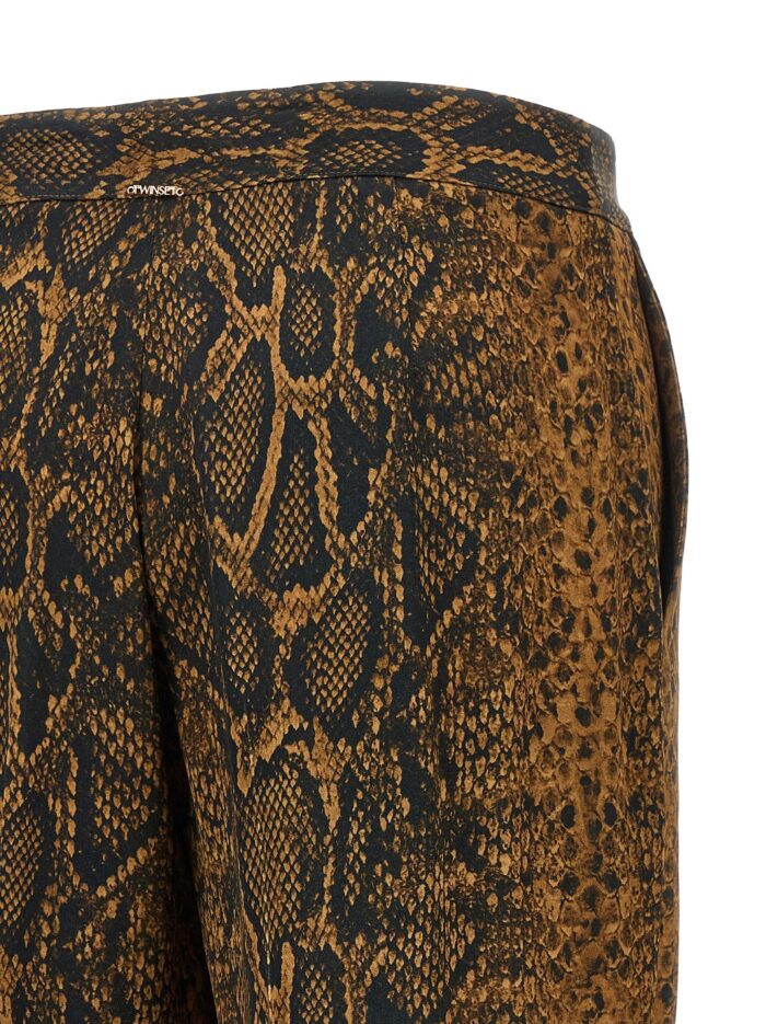 TWIN SET Python Print Pants