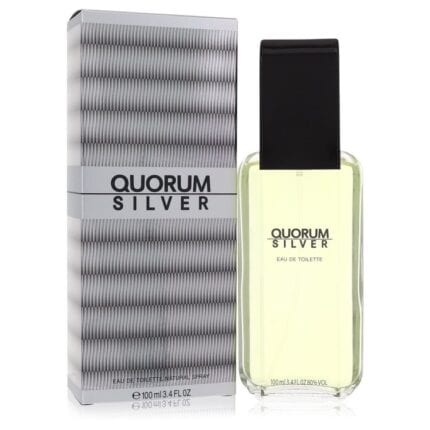 Quorum Silver By Puig - Eau De Toilette Spray 3.4 Oz