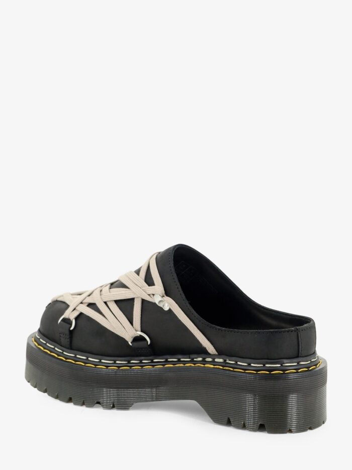DR. MARTENS X RICK OWENS Quad Megalace® Leather Mule