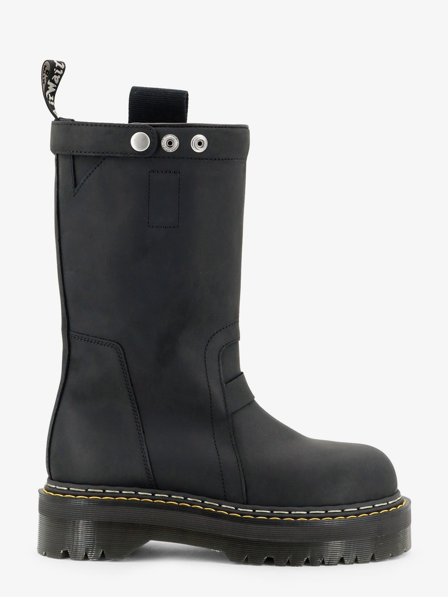DR. MARTENS X RICK OWENS Quad Pull On Leather Boots