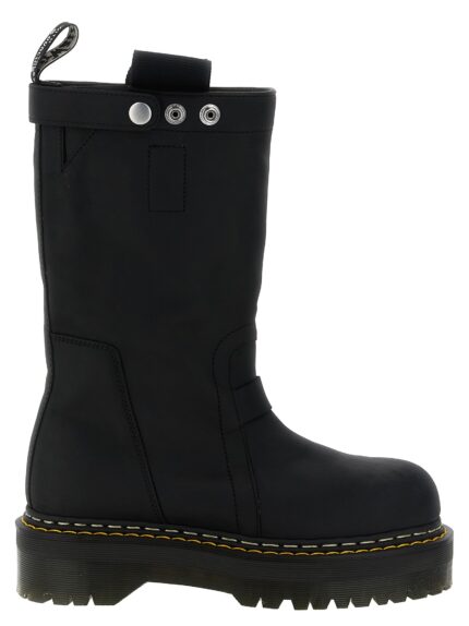 RICK OWENS 'Quad Sole Pull On' Dr.Martens X RickOwens Boots
