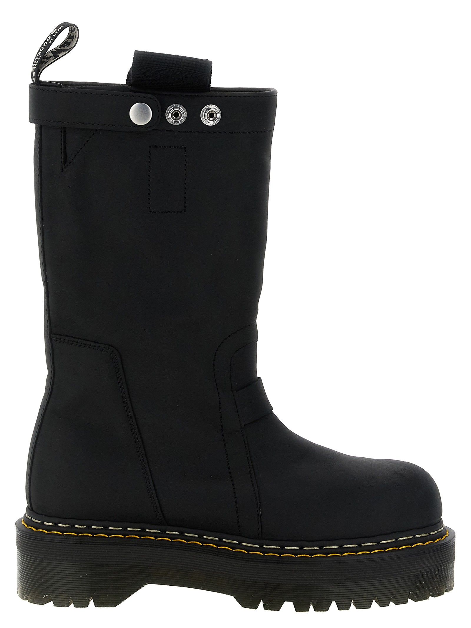 RICK OWENS 'Quad Sole Pull On' Dr.Martens X RickOwens Boots