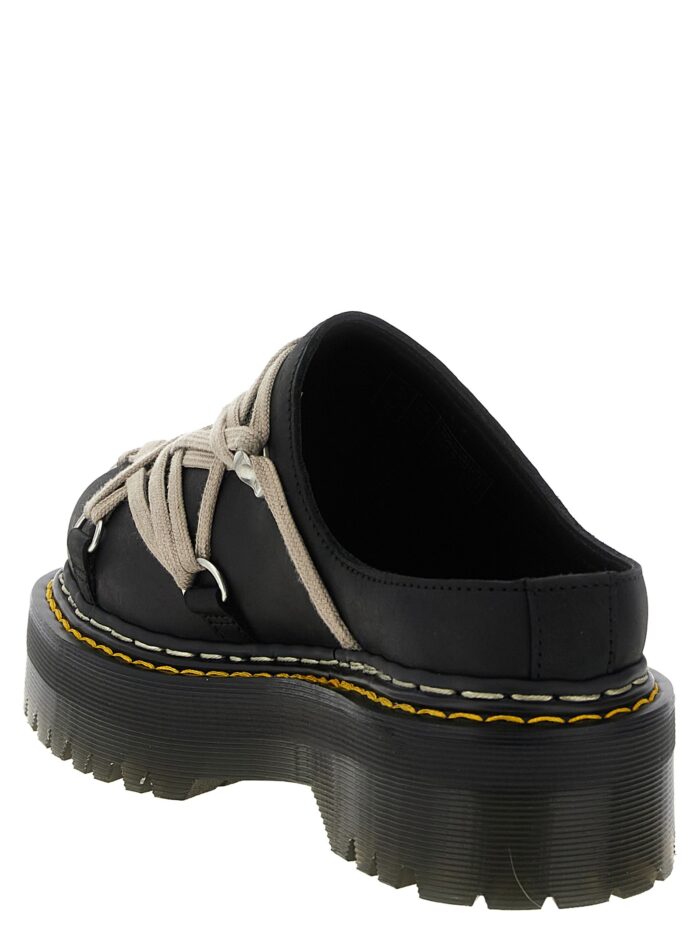 RICK OWENS 'QuadSoleMegalace®' Mules Dr.Martens X RickOwens