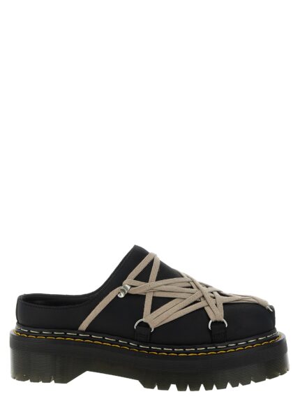 RICK OWENS 'QuadSoleMegalace®' Mules Dr.Martens X RickOwens