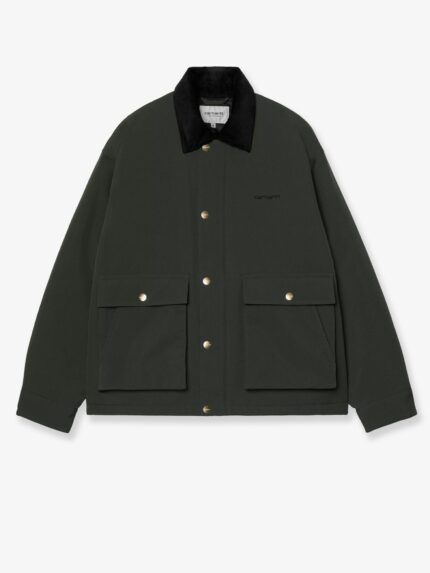 Carhartt Wip Quentin Nylon Jacket With Embroidered Logo On The Front
