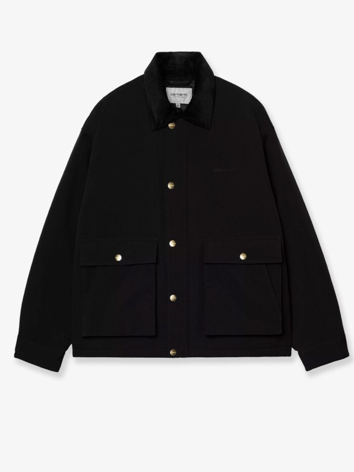 carhartt wip quentin nylon jacket with embroidered logo on the front Carhartt Wip Quentin Nylon Jacket With Embroidered Logo On The Front