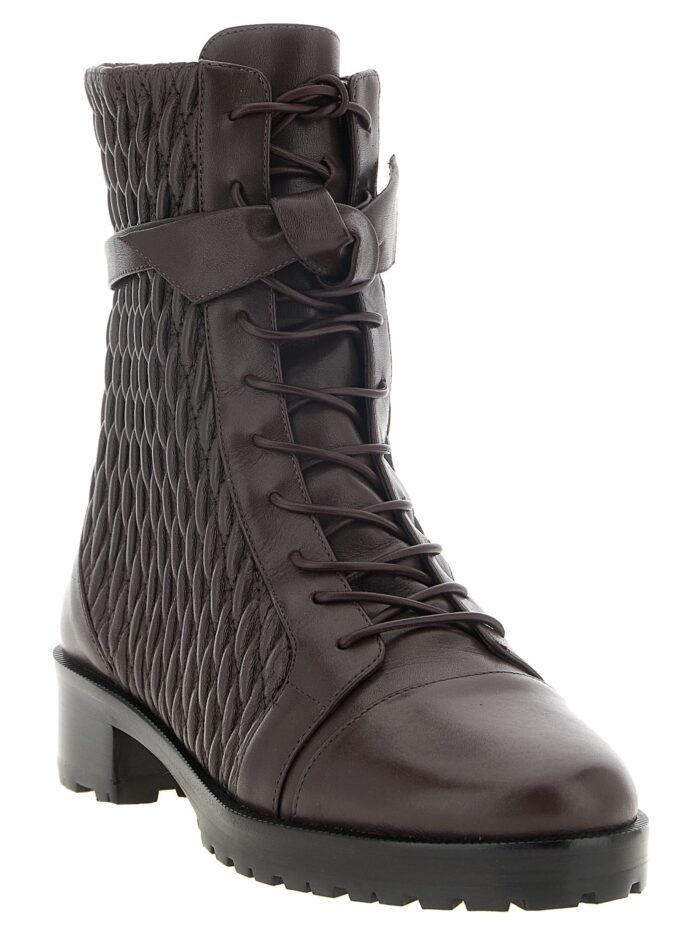 ALEXANDRE BIRMAN 'Quilted Clarita Combat' Ankle Boots