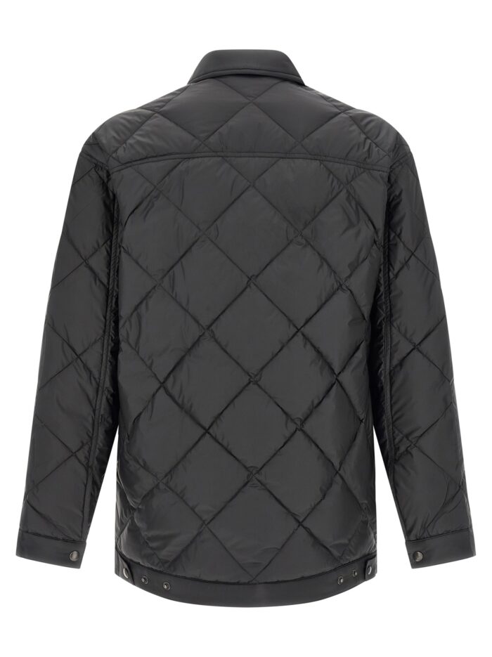 PRADA Quilted Down Jacket With Logo