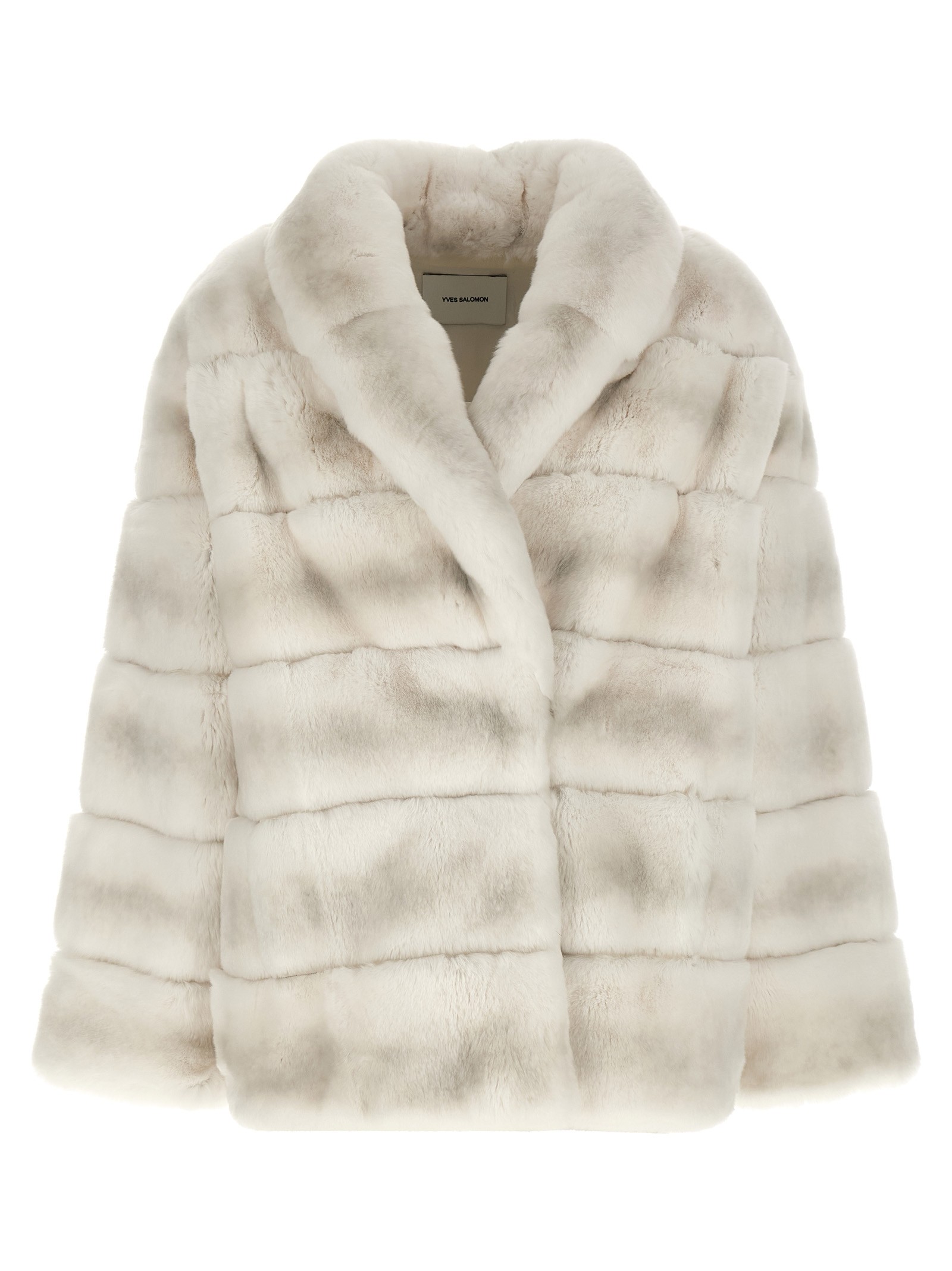 YVES SALOMON Quilted Fur Coat