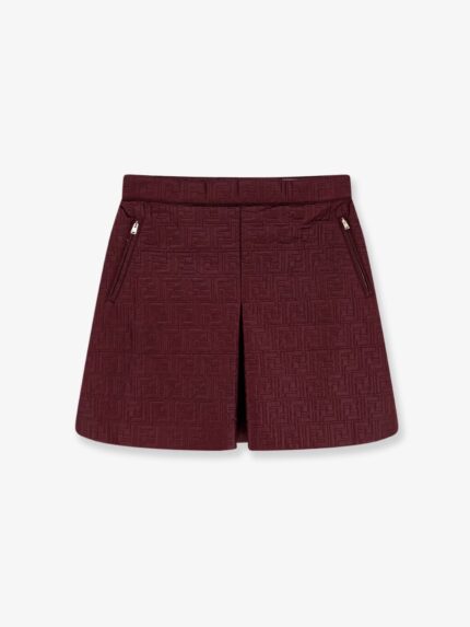 Fendi Quilted Nylon Mini Skirt