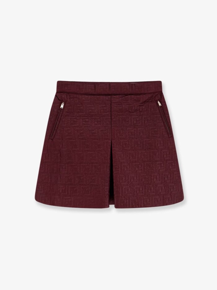 Fendi Quilted Nylon Mini Skirt